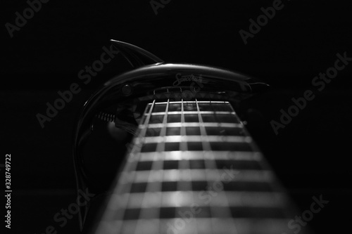 Fototapeta Naklejka Na Ścianę i Meble -  view of guitar