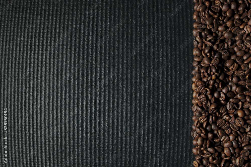 Fresh coffee texture, coffee background concept
