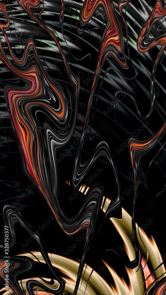 Artfully 3D rendering fractal background Artfully 3D rendering fractal background