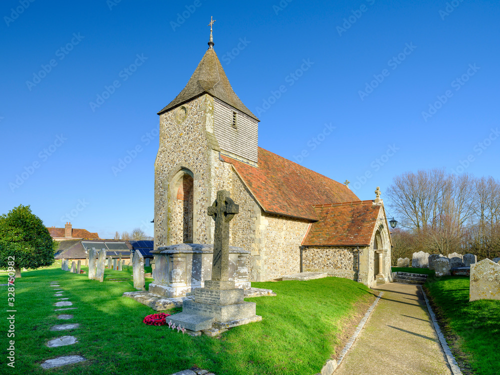 St Nicholas' church in West Itchenor, West Sussex, UK