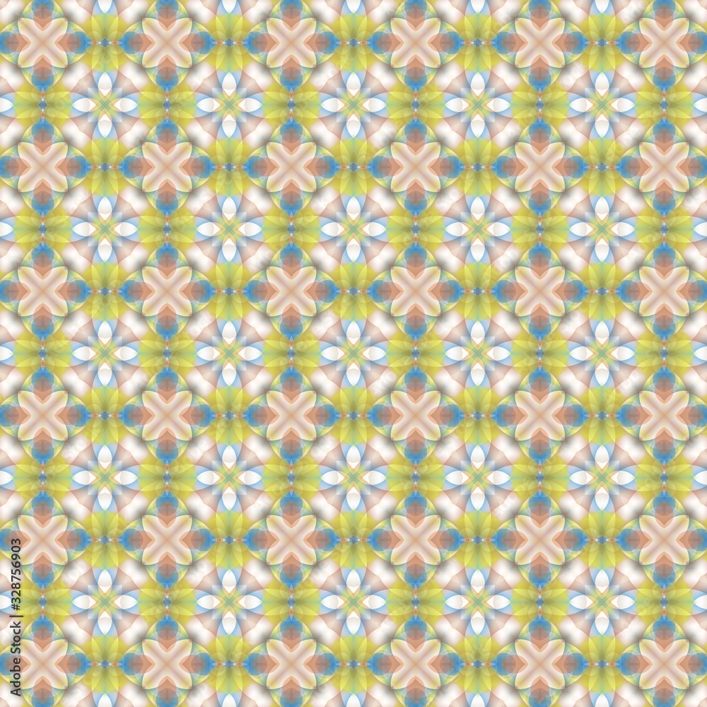 Modern abstract geometric pattern for printing on fabric, paper for scrapbook, wallpaper, cover, page book.