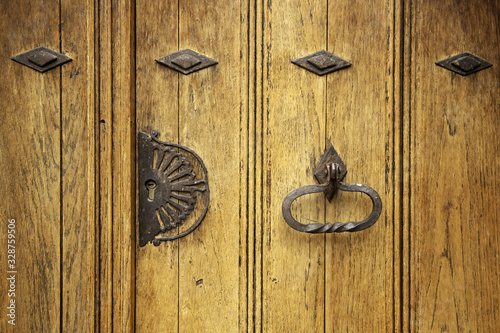 Wooden door lock