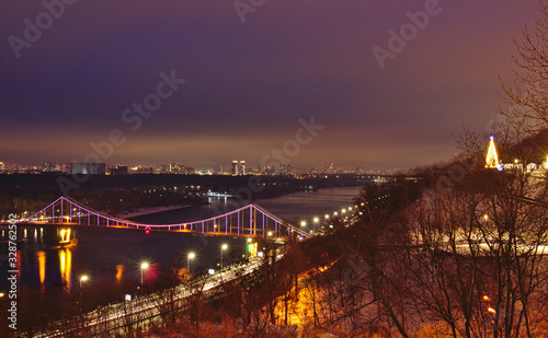 Kyiv at night