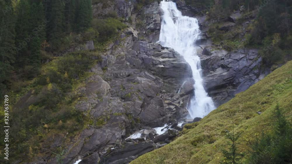 view of the Krimml Waterfalls in the High Tauern National Park, Salzburg, Austria view of the Krimml Waterfalls in the High Tauern National Park, Salzburg, Austria