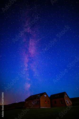 Milky Way over Shetland