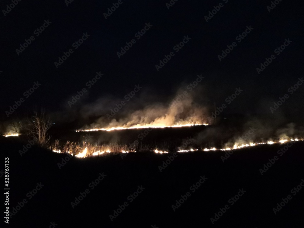 Obraz premium fire in the sky