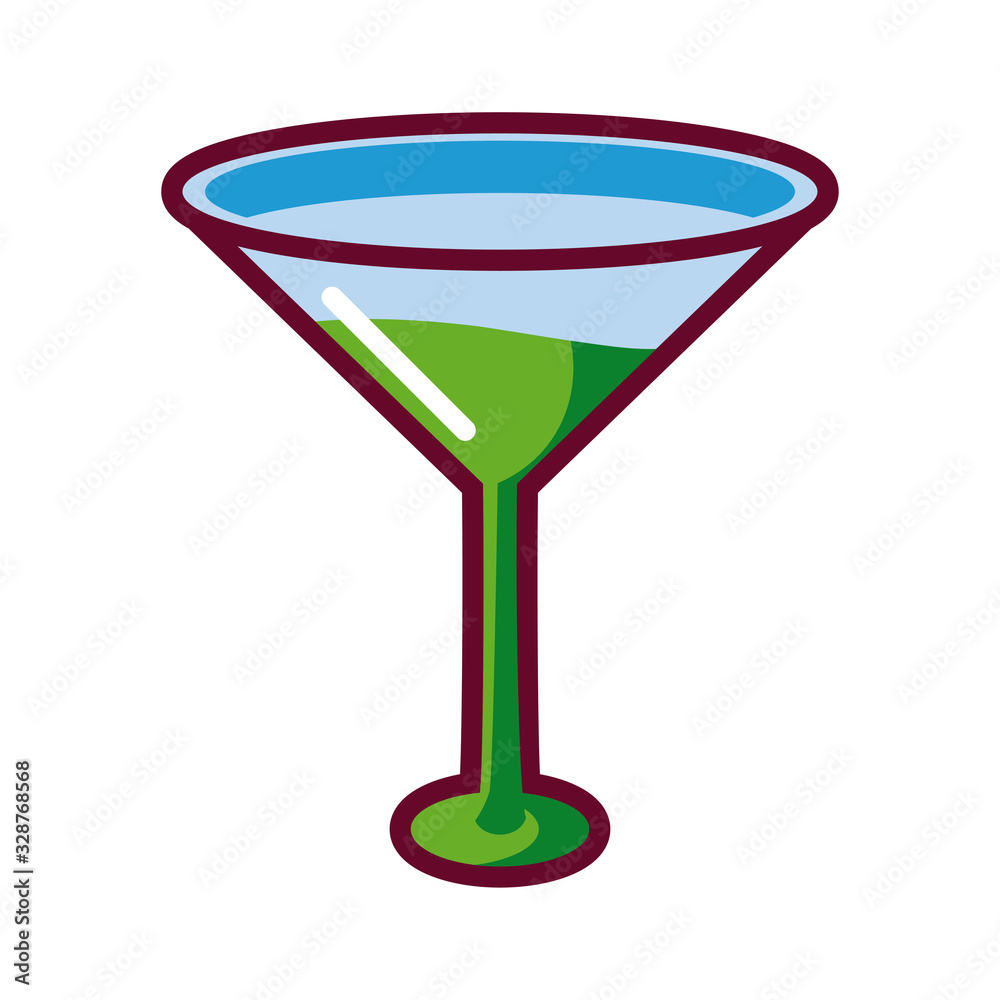 cocktail drink icon, fill style design cocktail drink icon, fill style design