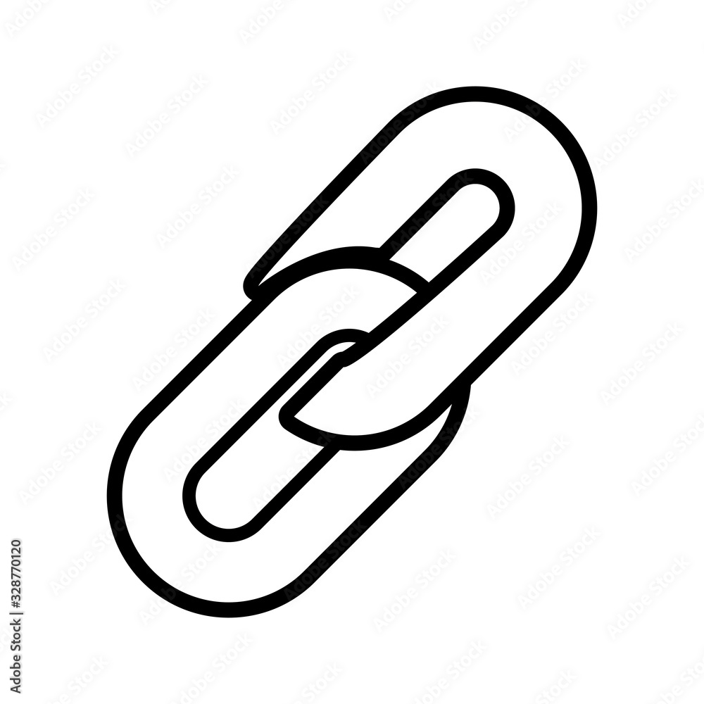 chain, links building in white background chain, links building in white background