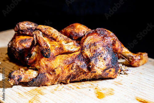 grilled chicken halfs