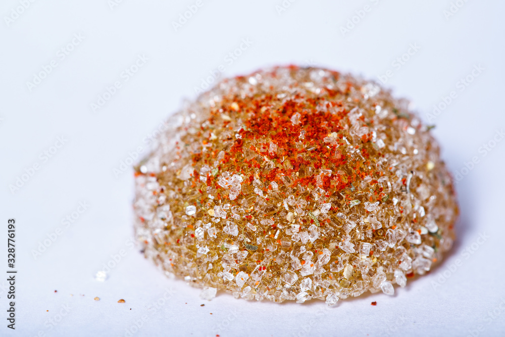 homemade sugar candies isolated on white background homemade sugar candies isolated on white background