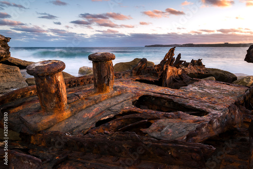 Shipwreck at sunset, Sydney Australia © Gary