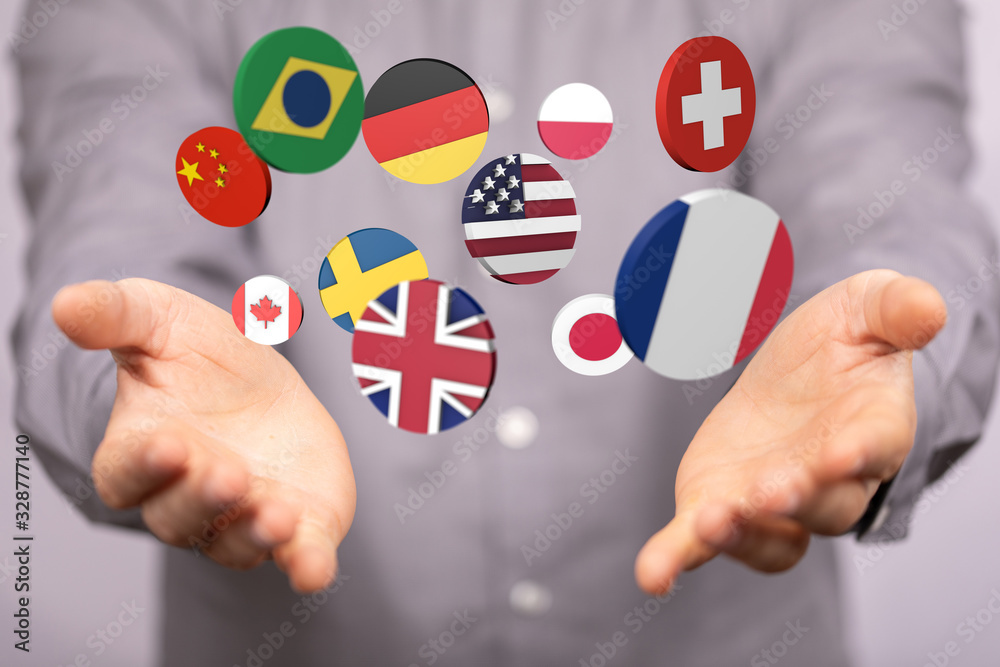 United Nations World Flags, illustration. United Nations World Flags, illustration.