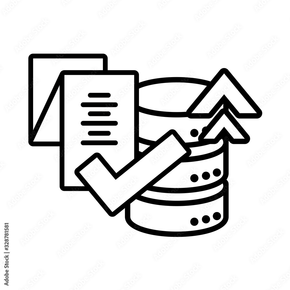 cloud database seo icons in white background cloud database seo icons in white background
