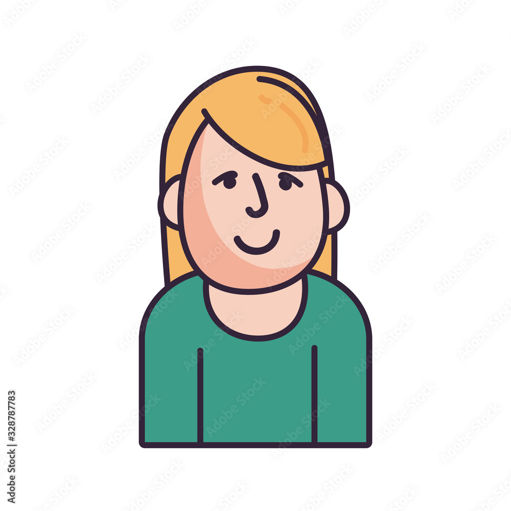 Isolated avatar man fill style icon vector design Isolated avatar man fill style icon vector design