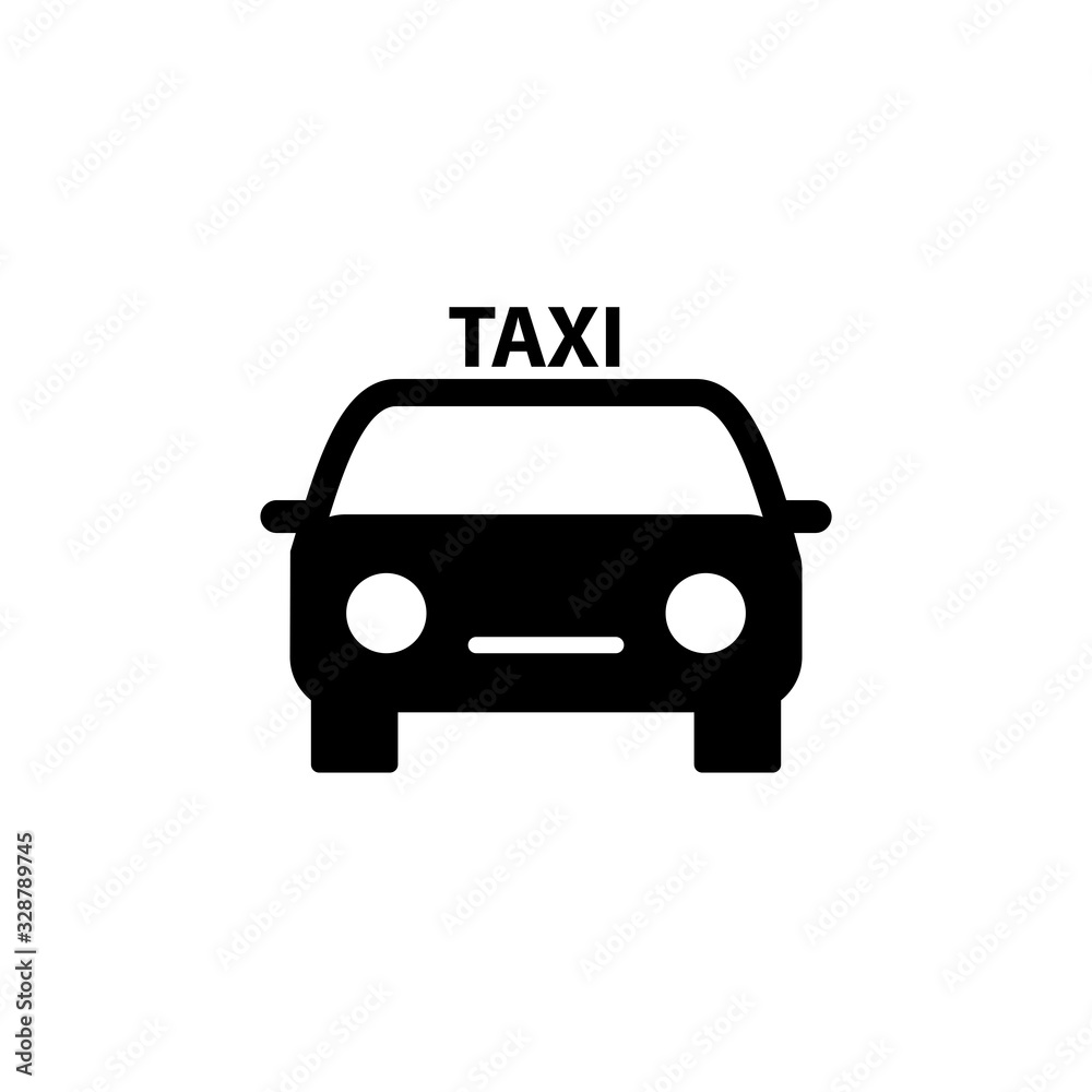 Vector illustration, taxi icon design