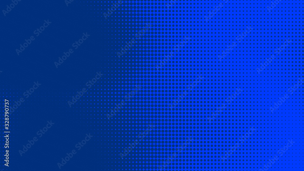 Dots halftone blue color pattern gradient texture with technology digital background. Dots pop art comics style with summer concept design. Dots halftone blue color pattern gradient texture with technology digital background. Dots pop art comics style with summer concept design.