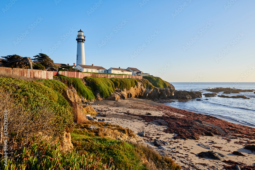 lighthouse on the california coast