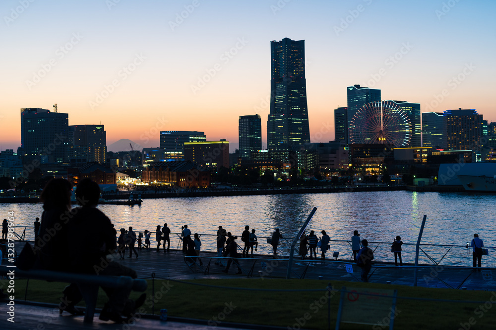 Fototapeta premium みなとみらい情景