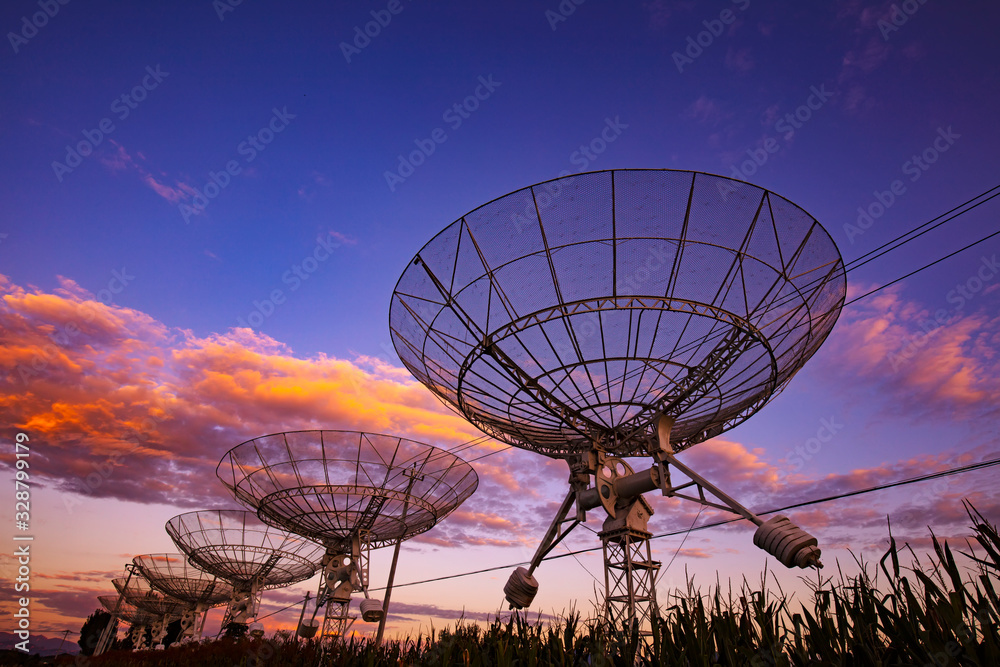 Radio Telescope at Astronomical Observatory, Beijing, China Radio Telescope at Astronomical Observatory, Beijing, China