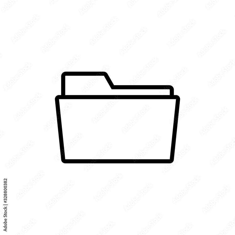 Folder Icon isolated on white background. Folder and documents Icon. icon archive Folder Icon isolated on white background. Folder and documents Icon. icon archive