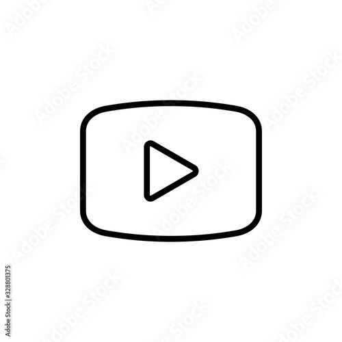 Free Download play Icon isolated on white background. Play button vector icon. Video icon vector - GFXLoad