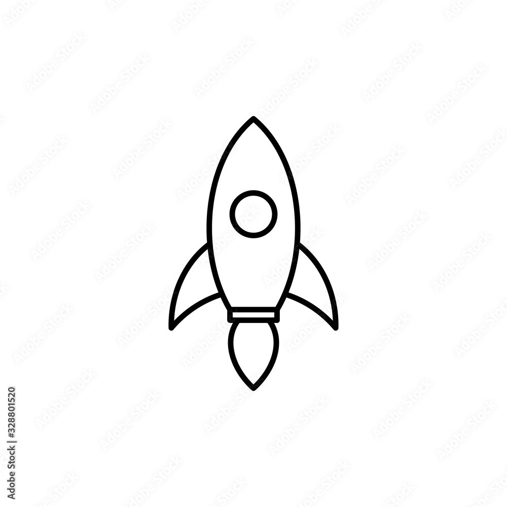 Rocket vector icon isolated on white background. Start Up Concept Symbol. Startup icon Rocket vector icon isolated on white background. Start Up Concept Symbol. Startup icon