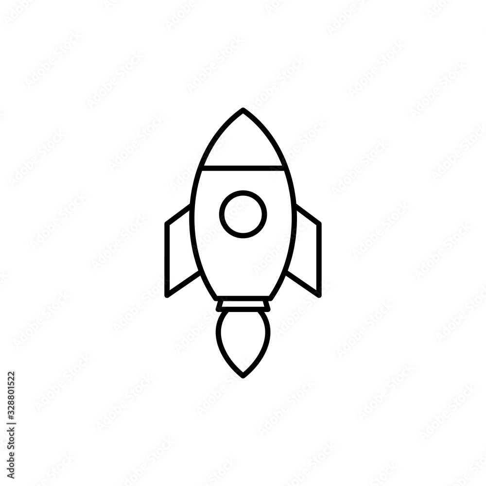 Rocket vector icon isolated on white background. Start Up Concept Symbol. Startup icon Rocket vector icon isolated on white background. Start Up Concept Symbol. Startup icon
