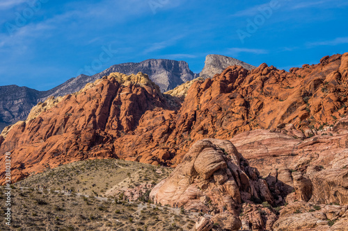 Photography Colorful rocks of Red Rock Canyon