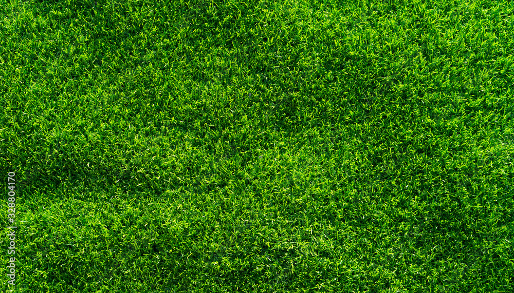 Obraz premium Close up of beautiful Artificial grass texture on the beach in summer time as background