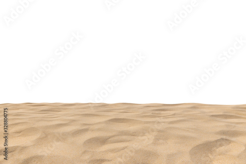 Beach sand texture Di-cut, On white background