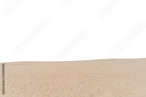beach sand isolated on white background