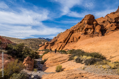 Colorful rocks of Red Rock Canyon