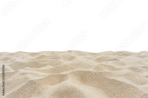 beach sand isolated on white