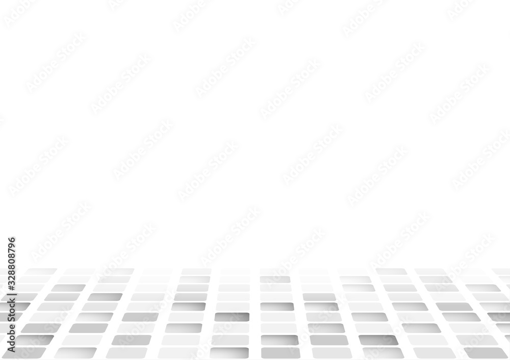 Abstract square white and gray color background.
