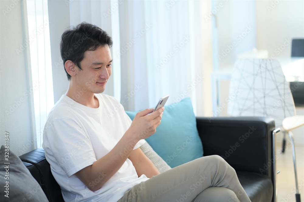 日本人男性のポートレート