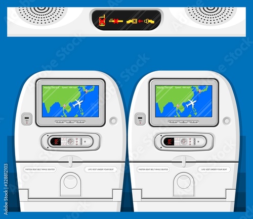 Airplane seat entertainment system transport