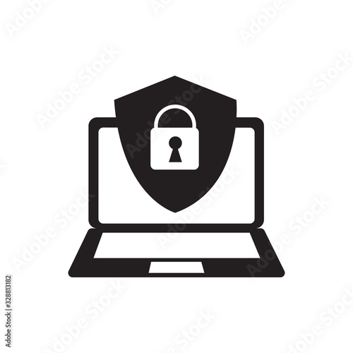 Cyber Security  Icon. Editable Vector EPS.