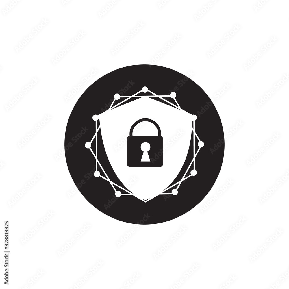 Network Security Icon. Editable Vector EPS. Network Security Icon. Editable Vector EPS.