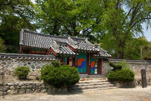 Museongseowon Confucian Academy in Miryang-si  South Korea. Seowon is a school of Joseon Dynasty.
