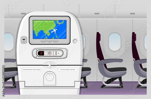 Airplane seat entertainment system transport
