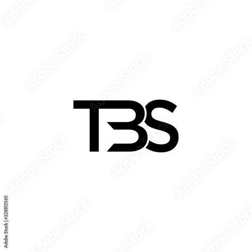 initial tbs letter vector logo design