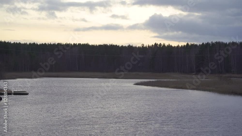 26595_View_of_the_trees_in_the_forest_in_Lammijarv_in_Varska_Estonia.mov photo