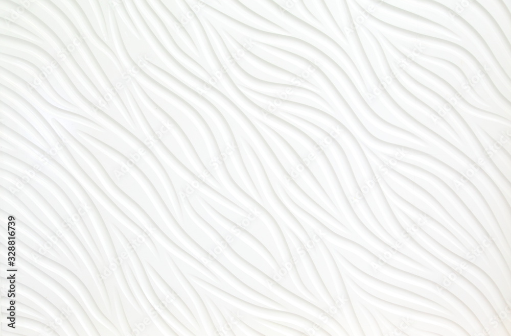 Close up abstract white Wavy texture