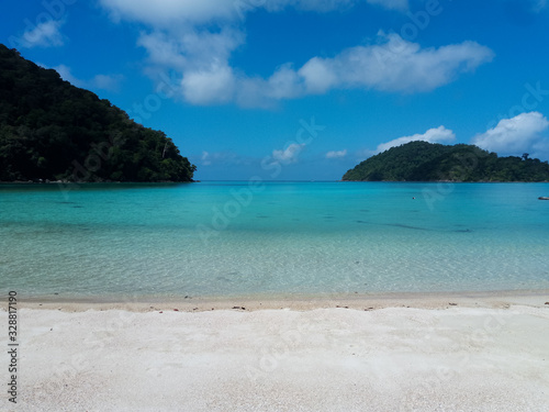 Beach and tropical sea, Surin Island, Phang-Nga Province, Thailand.