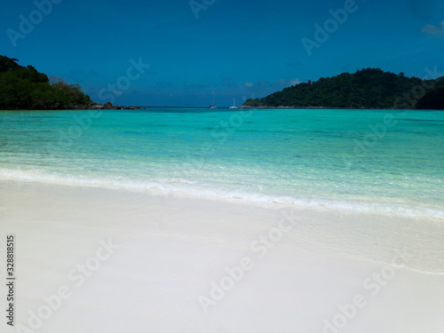 Beach and tropical sea, Surin Island, Phang-Nga Province, Thailand.