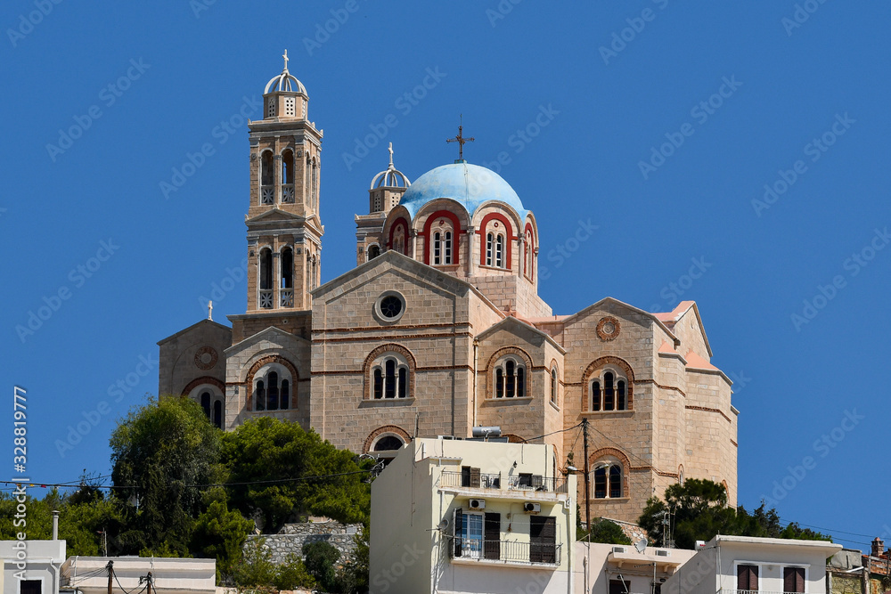 An orthodox church on Syros