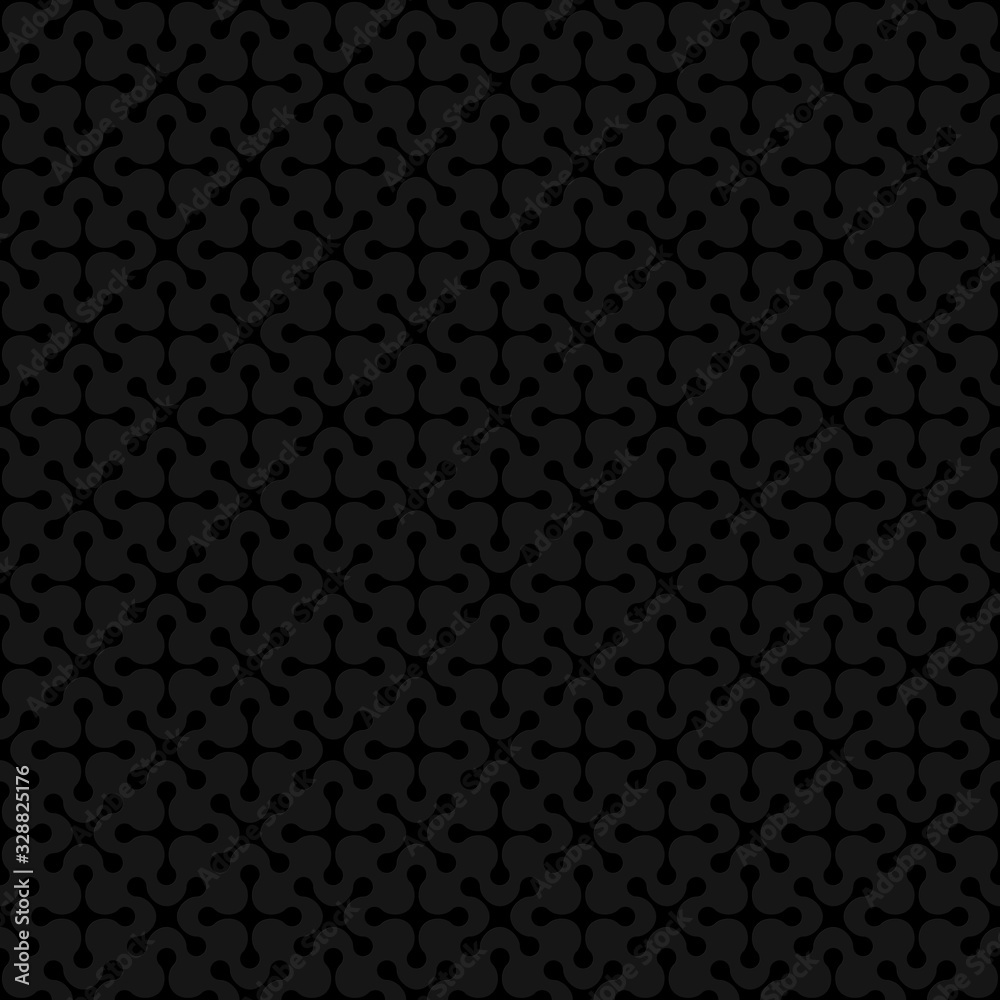 abstract skittles. black geometric shapes. vector seamless pattern. simple dark repetitive background. textile paint. fabric swatch. wrapping paper. continuous print. endless design element