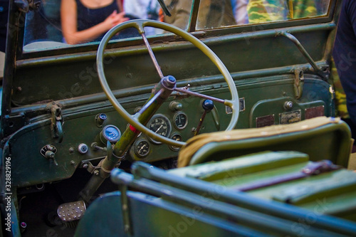 Beautiful elements and objects in retro style. photo