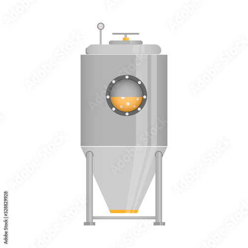 Chemical reactor. Chemistry. Vector illustration