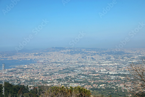 Panorama of Naples bay and city from Vesuvius Volcano © ChiccoDodiFC